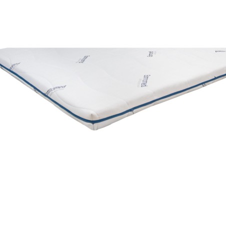 Husa topper 140x200x7, SomnoMed Antiacaria, pentru alergici, cu fermoar