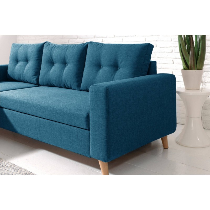 Canapea coltar living Noris, extensibil cu lada