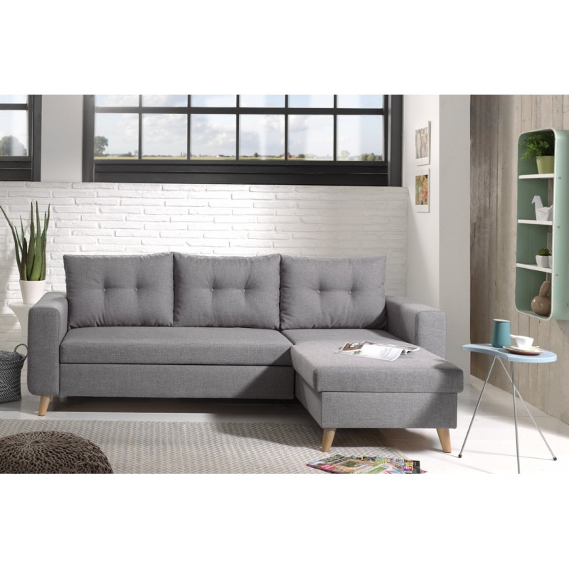 Canapea coltar living Noris, extensibil cu lada