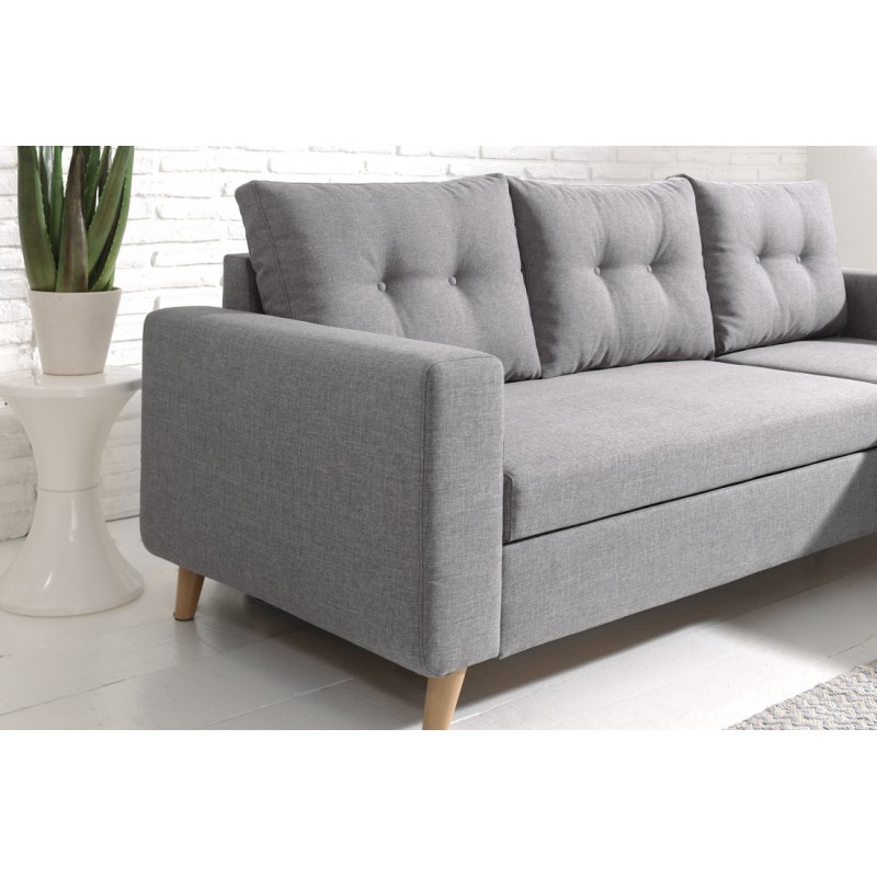 Canapea coltar living Noris, extensibil cu lada
