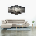 Coltar living extensibil LISA, cu tetiere relglabile si lada de depozitare