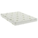 Saltea cu spumă poliuretanică Confort 4Family Aloe Vera 180x200 Somnart, înălțime 14 cm, husă lavabilă și detașabilă cu fermoar,