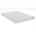 Saltea cu spumă poliuretanică Somnart HypoallergenicMed Bumbac 180x200, înălțime 16 cm, hipoalergenică, husă cu fermoar, rulată,