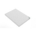 Saltea cu spumă poliuretanică Somnart HypoallergenicMed Bumbac 180x200, înălțime 16 cm, hipoalergenică, husă cu fermoar, rulată,