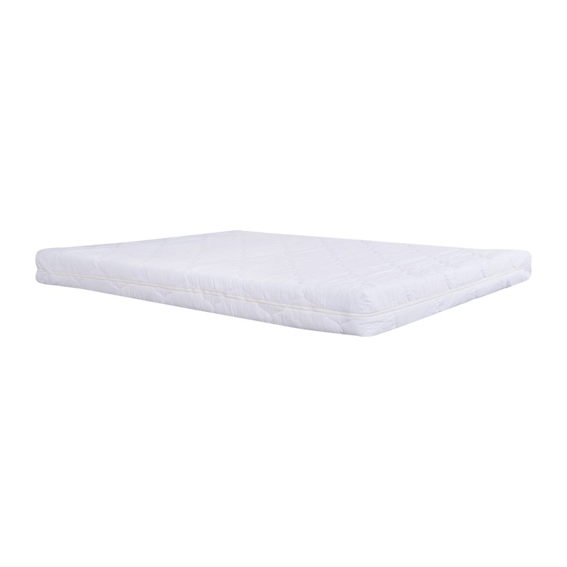 Saltea cu spumă poliuretanică Somnart HypoallergenicMed Bumbac 180x200, înălțime 16 cm, hipoalergenică, husă cu fermoar, rulată,