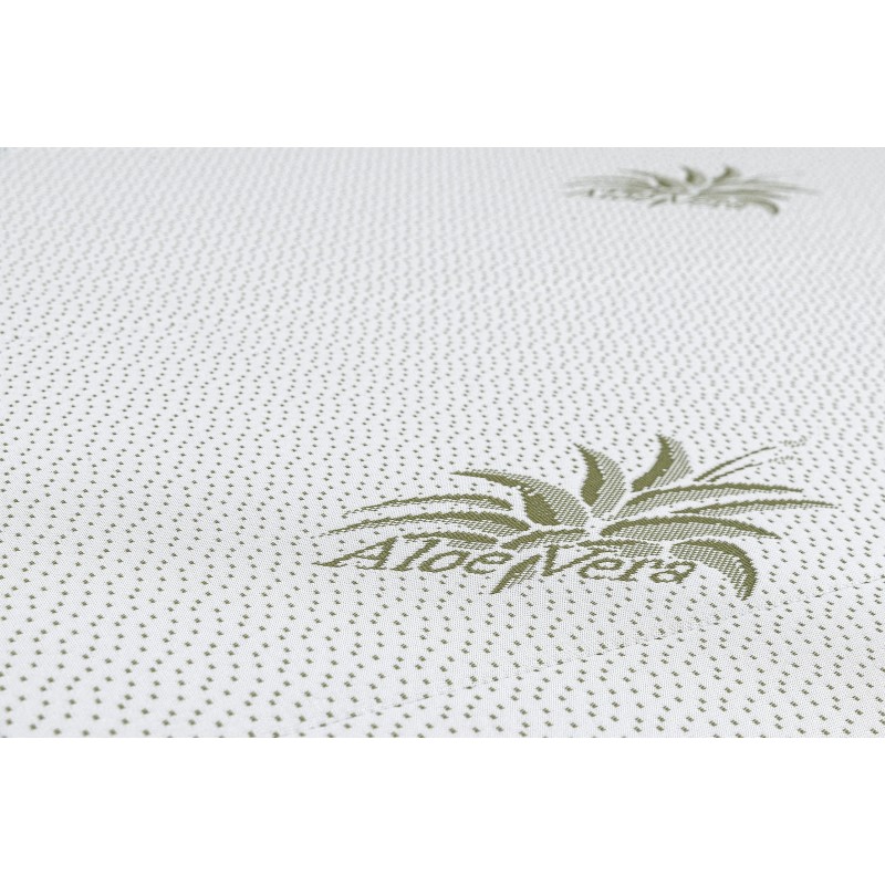 Saltea cu memorie Somnart XXL Memory Plus 140x200, înălțime 25 cm, pentru persoane supraponderale, husă Aloe Vera detașabilă, ru