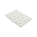 Saltea cu spumă poliuretanică Confort 4Family Aloe Vera 100x200 Somnart, înălțime 14 cm, husă lavabilă și detașabilă cu fermoar,