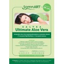 Saltea cu memorie Somnart Memory Ultimate 90x200, înălțime 24 cm, husă cu Aloe Vera, cu mânere, fermitate mare