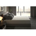 Saltea cu memorie Somnart Silver Relax 160x200, înălțime 24 cm, husă cu ioni de argint, cu mânere, fermitate medie