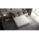 Saltea cu memorie Somnart Silver Relax 160x200, înălțime 24 cm, husă cu ioni de argint, cu mânere, fermitate medie