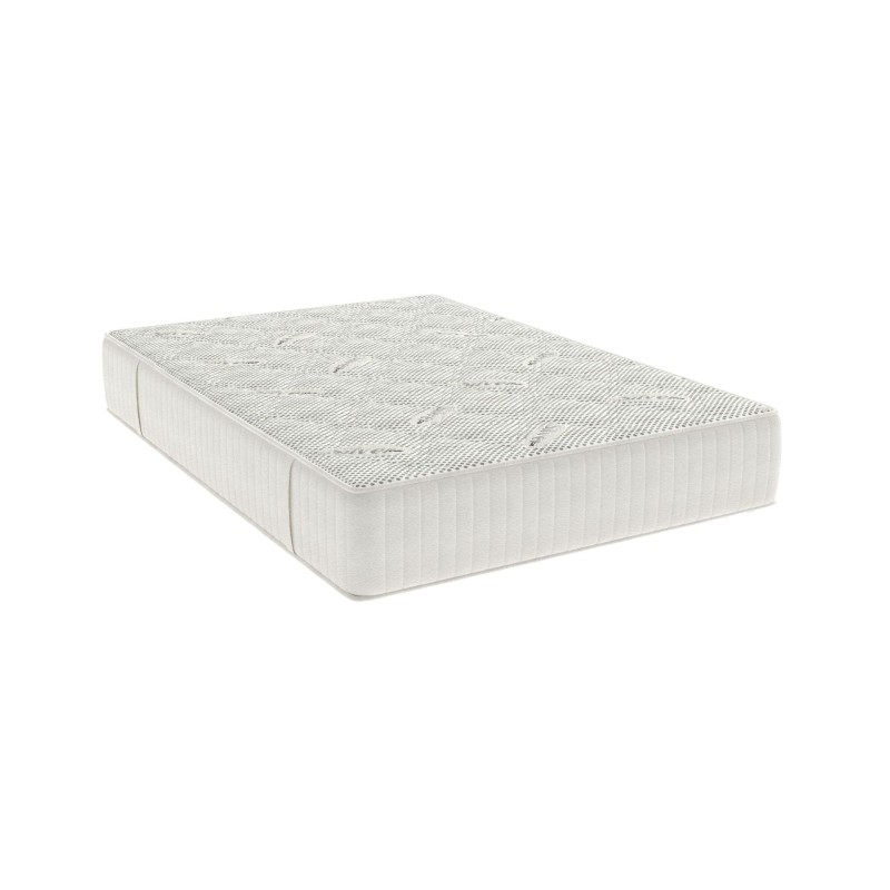 Saltea cu memorie Somnart Silver Relax 90x200, înălțime 24 cm, husă cu ioni de argint, cu mânere, fermitate medie