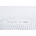 Saltea cu spuma poliuretanica Somnexpert Silver FORTE, 140x200, inaltime 20 cm, ortopedica, husa ioni argint lavabila, manere, f