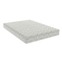 Saltea cu spuma poliuretanica Somnexpert Silver FORTE, 180x200, inaltime 20 cm, ortopedica, husa ioni argint lavabila, manere, f