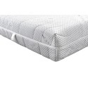 Saltea cu spuma poliuretanica Somnexpert Silver FORTE, 180x200, inaltime 20 cm, ortopedica, husa ioni argint lavabila, manere, f