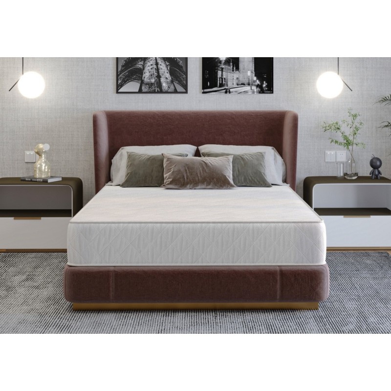 Saltea cu arcuri SomnART DORMA 90x200, inaltime 20 cm, ortopedica, husa matlasata, duritate medie