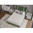 Saltea cu arcuri SomnART LETTO 90x200, înălțime 22 cm, ortopedică, husă matlasată, duritate medie-tare