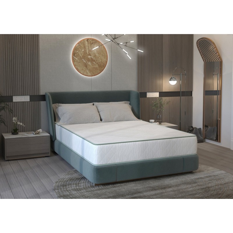 Saltea cu arcuri SomnART LETTO Plus 120x190, înălțime 24 cm, ortopedică, husă matlasată, duritate tare