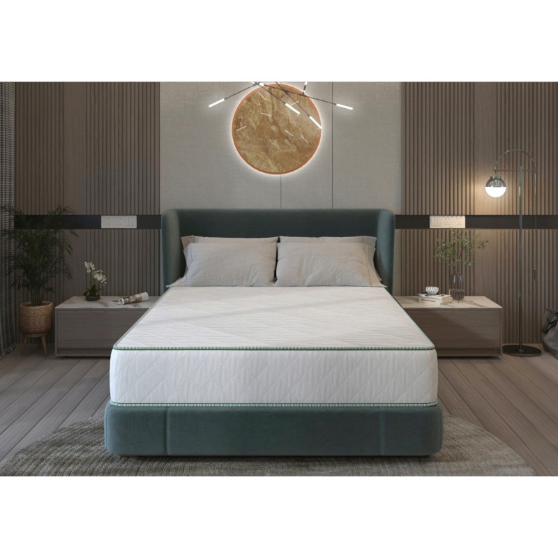 Saltea cu arcuri SomnART LETTO Plus 140x200, înălțime 24 cm, ortopedică, husă matlasată, duritate tare