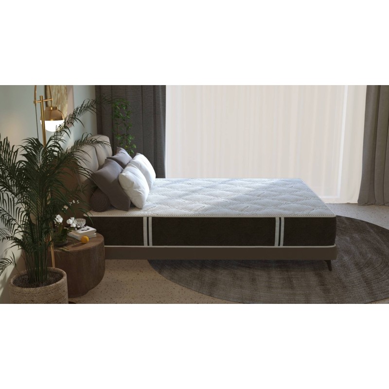 Saltea cu arcuri Pocket Somnart 2Face Confort 140x200, inaltime 22 cm, husa nedetasabila, manere, fermitate medie