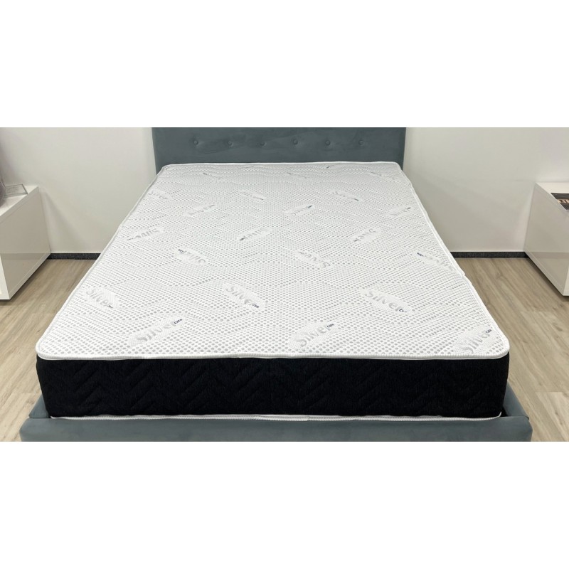 Saltea cu arcuri Pocket Somnart 2Face Confort 180x200, inaltime 22 cm, husa nedetasabila, manere, fermitate medie