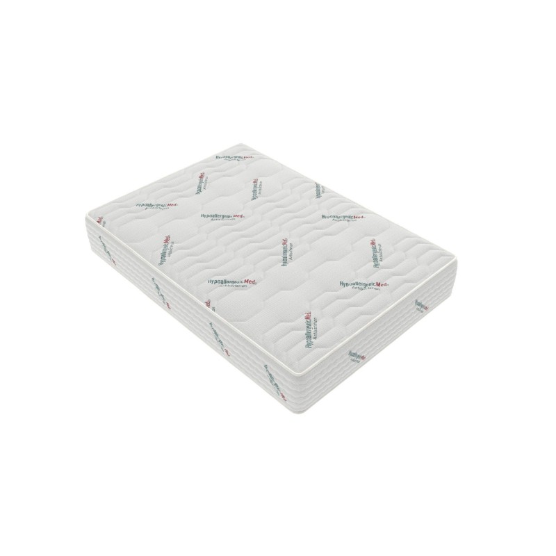 Saltea cu arcuri Pocket HypoallergenicMed® Safe Relax HoReCa 90x200, înălțime 25 cm, ortopedică, husă tratament antialergic, fer