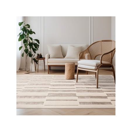 Covor Valley culoare Natural/Ivory design Tile - 120x170