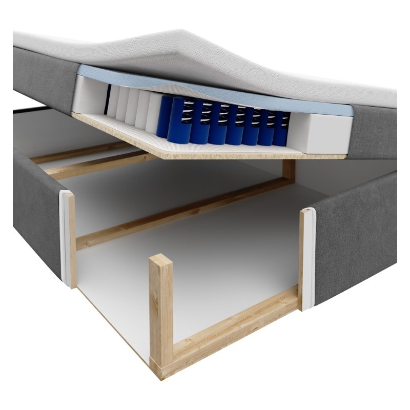 Boxspringbed, model Mimicry, saltea din arcuri individuale pocket, combina eleganta cu functionalitatea