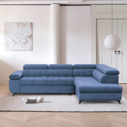 Coltar living modern DAVID, extensibil cu lada