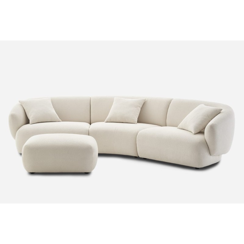 Canapea SPRING premium gama lux, 3 locuri, curba, modulara