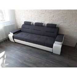 Canapea 3 locuri extensibila Melisa, cu design modern