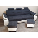 Canapea 3 locuri extensibila Melisa, cu design modern