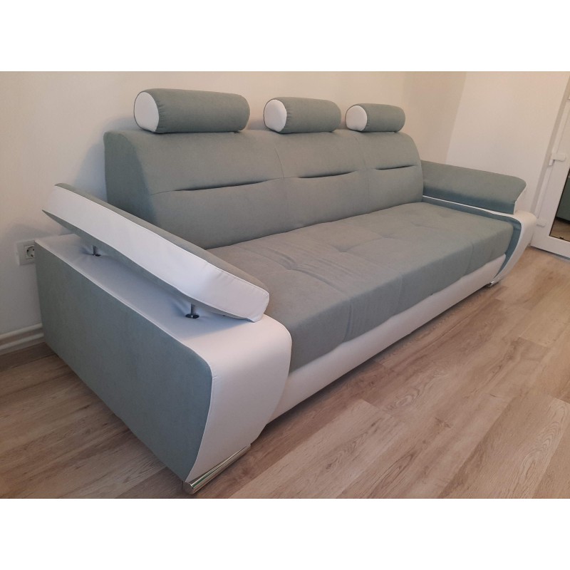 Canapea 3 locuri extensibila Melisa, cu design modern