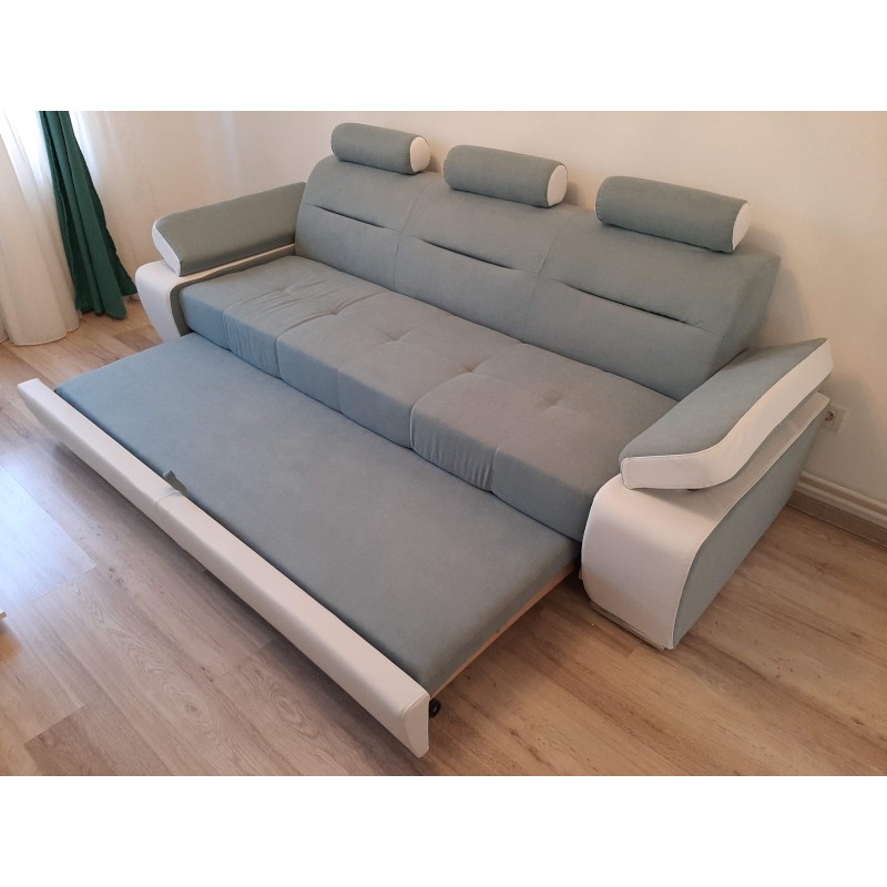 Canapea 3 locuri extensibila Melisa, cu design modern