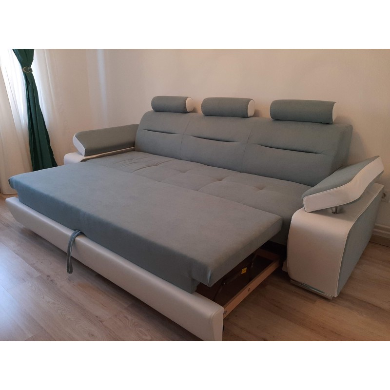 Canapea 3 locuri extensibila Melisa, cu design modern