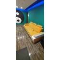Canapea 3 locuri extensibila Melisa, cu design modern