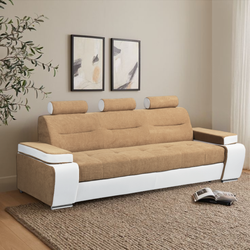 Canapea living 3 locuri extensibila cu design modern Melisa