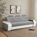 Canapea living 3 locuri extensibila cu design modern Melisa