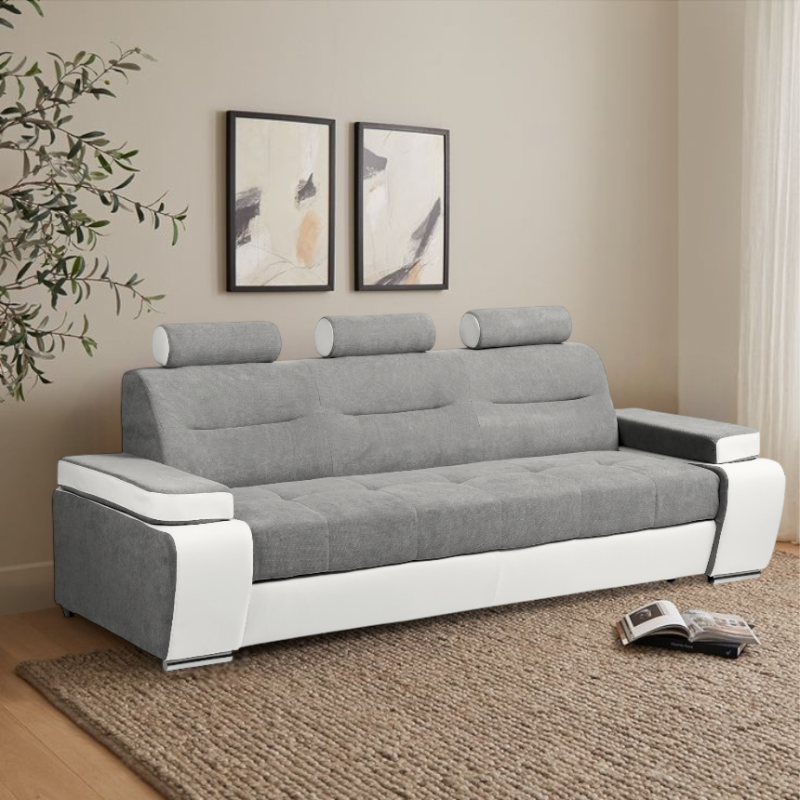 Canapea living 3 locuri extensibila cu design modern Melisa