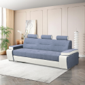 Canapea 3 locuri extensibila Melisa, cu design modern