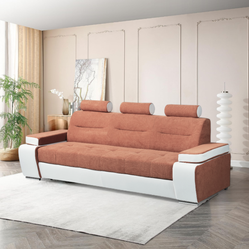 Canapea living 3 locuri extensibila cu design modern Melisa