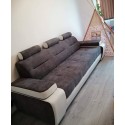 Canapea 3 locuri extensibila Melisa, cu design modern