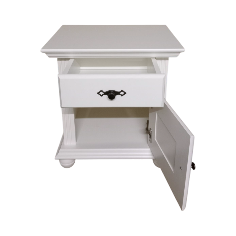 mobilier dormitor lemn masiv nuanta alba
