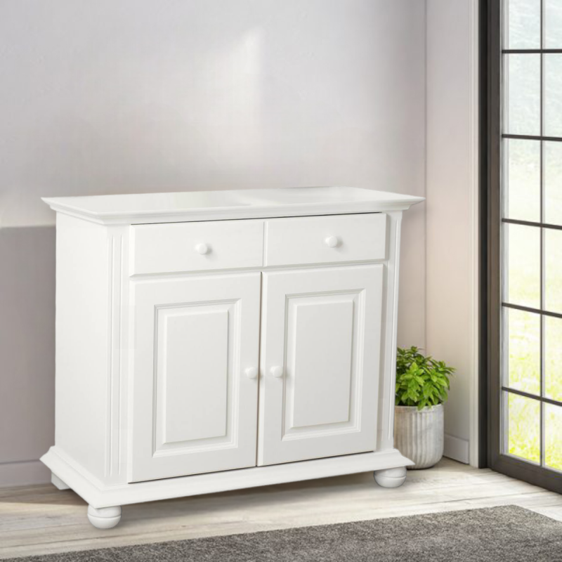 mobilier dormitor lemn masiv nuanta alba