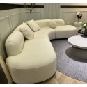 Coltar living oval MOON Premium, fix