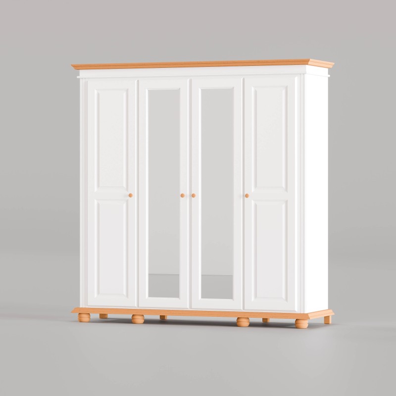 Dulap Seva lemn masiv cu 4 usi