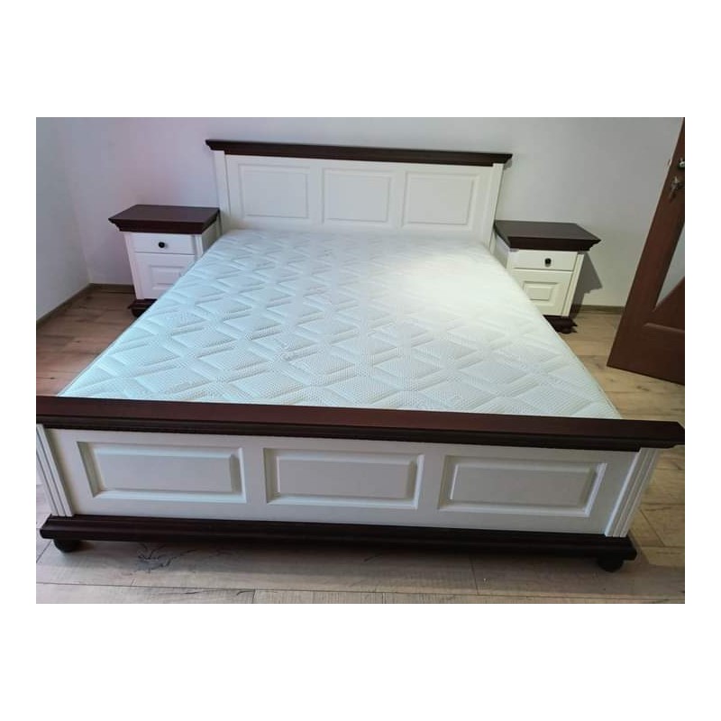 Pat matrimonial Bucov din lemn masiv, 180x200 cm - Sofastil.ro