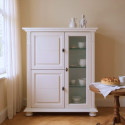 Comoda cu Vitrina Mara / Lemn Masiv