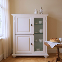 Comoda cu Vitrina Mara / Lemn Masiv