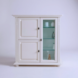 Comoda cu Vitrina Mara / Lemn Masiv