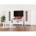 Comodă MARA lemn masiv – 2 usi, 1 sertar, stil clasic pentru living